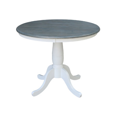 Solid Wood Pedestal Dining Table