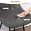 Upholstered Counter Stool with Metal Frame