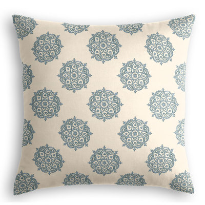 Multi Medallionaire Square Pillow Cover & Insert