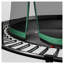 Trampoline YF 14FT Springfree avec filet de sécurité inférieur et échelle - Système de saut à l'élastique extérieur vert
