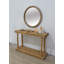 Miroir rond en rotin 31,9 po