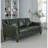 Asna Distressed Green Top Grain Leather 2 - Piece Living Room Set