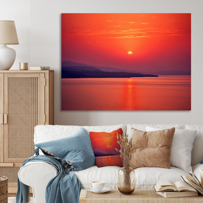 " Orange Yellow Golden Sunset I "