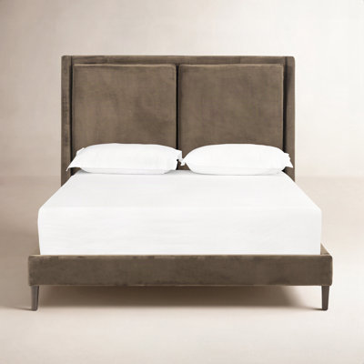 Aurelle Upholstered Wingback Bed