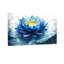 Plantes et fleurs, fleur de lotus bleue, art de la réflexion de l'eau-1460020015