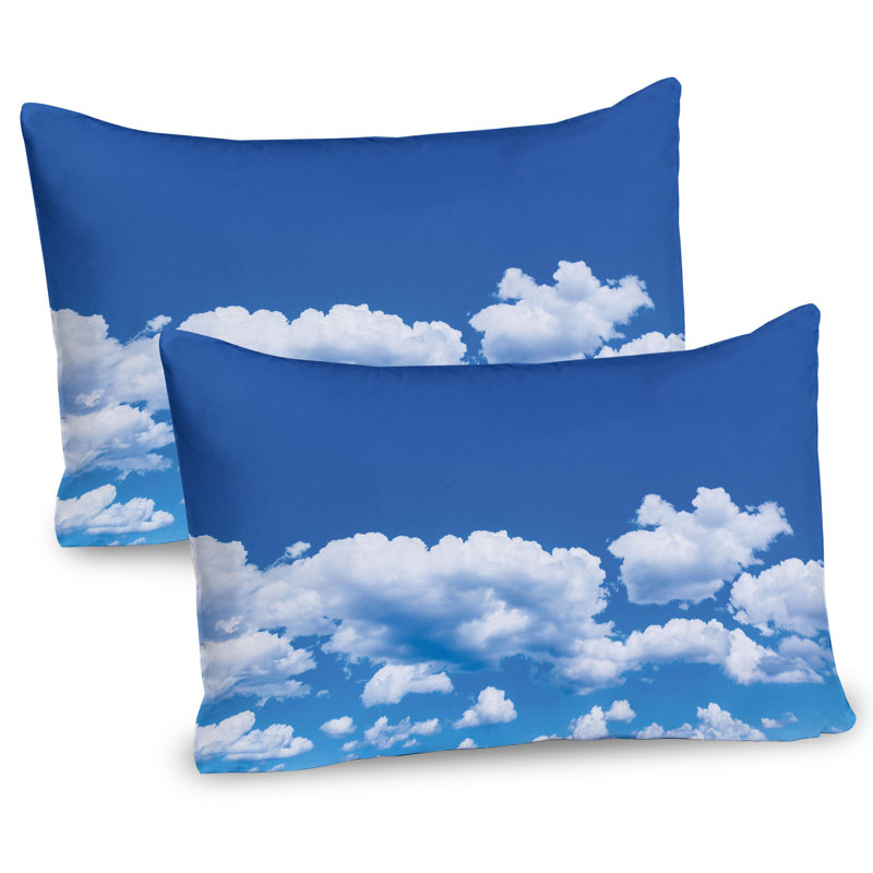 Ensemble de 2 taies décoratives Ambesonne Clouds, H 20 po x l 26 po
