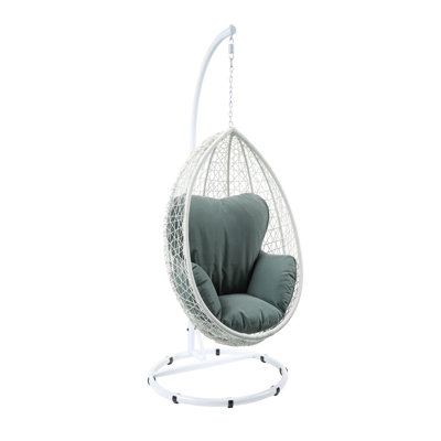Schoenbeck 1 Person Egg Chair with Stand