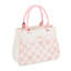 Rosy Check Doodles Handbag Vase
