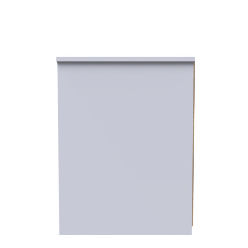 Besian 115cm W 4 - Drawer Chest of Drawers, Duck/White