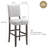 Upholstered Counter Stool with Solid Wood Frame-87378905-87378902