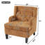 Chaise d'appoint rembourrée et rembourrée-1565521247
