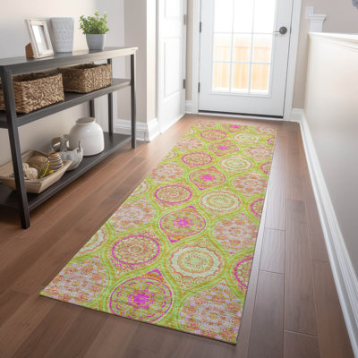 Aquaisha Floral Indoor / Outdoor Rug