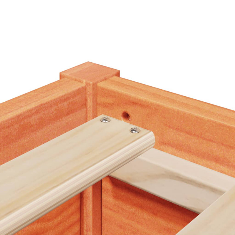 Antolin Solid Wood Bed, Wax Brown, Small Single (2'6)