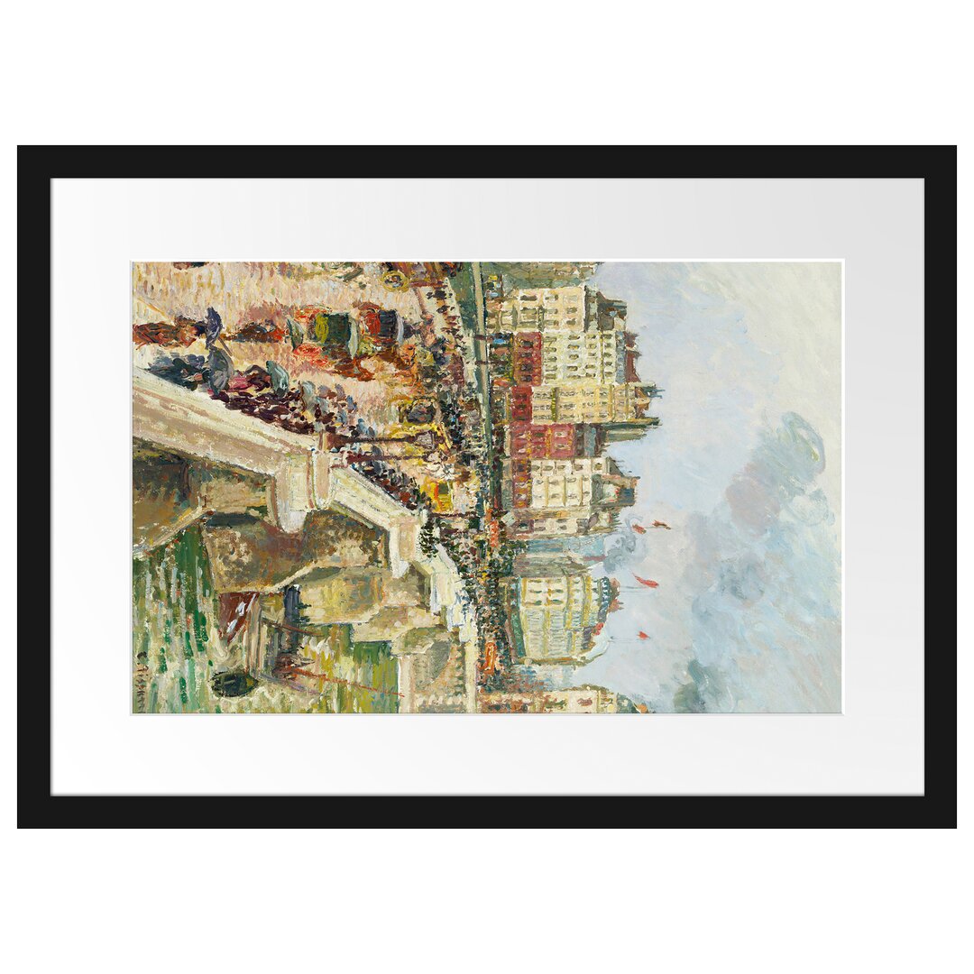 Gerahmter Kunstdruck Pont Neuf von Camille Pissarro