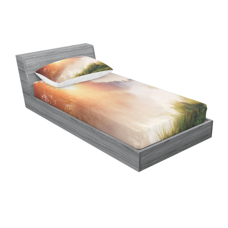 Microfiber Sheet Set, Twin XL Sheet Set with Fitted Sheet