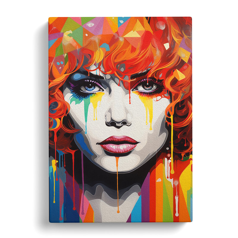Rainbow Pop - Wrapped Canvas, 50cm H x 35cm W x 3cm D