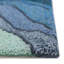 Tapis bleu / vert / mauve en polyester touffeté à la main Amidala-1764666382