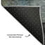 Premium Machine Washable Wayne AMF1100 Squares Rug-1028888