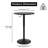 Bushrah Round with Steel Base Dining Table-518183056-518183061