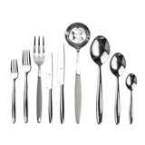 Acqua 75 - Piece Stainless Steel Flatware Set - Service for 12