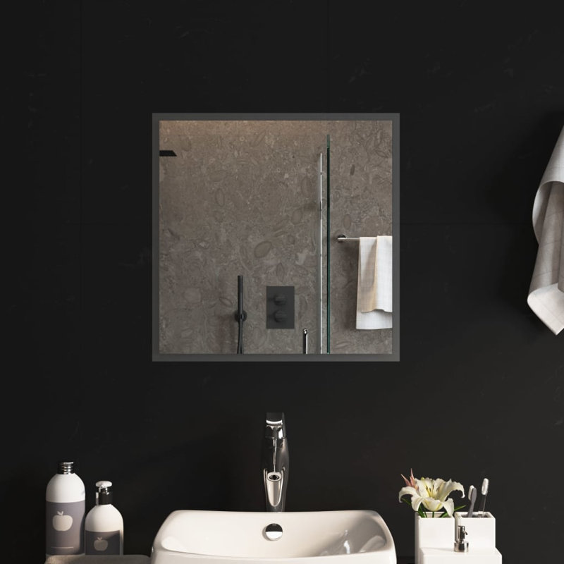 Jesse-James Flat Wall Mirror, 50cm H x 50cm W