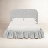 Mina Ruffle Platform Bed