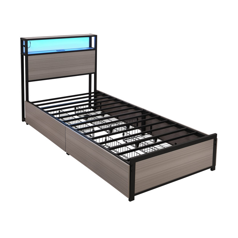 Metal Bed, 90 x 190cm