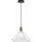 Avec 13.5 in. 1-Light Matte Black Farmhouse Pendant