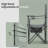 Set Of 2 Foldable Camping Chairs, Breathable Outdoor Chairs, High Back, Adjustable Armrests, Drink Holder-880905124