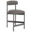 Upholstered Stool with Metal Frame-256559698