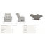 Fauteuil inclinable manuel à bascule Morrison-64326530-64326528