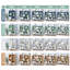 Bibliothèque à 3 niveaux avec tablette ouverte en bois avec pieds, 7 cubes et rangement en un-2058946021-2058946031