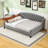 Full Size Upholstered Daybed with Button-Tufted Backrest-627961660