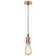 Quinter 1 - Light Rose Gold Bulb Pendant