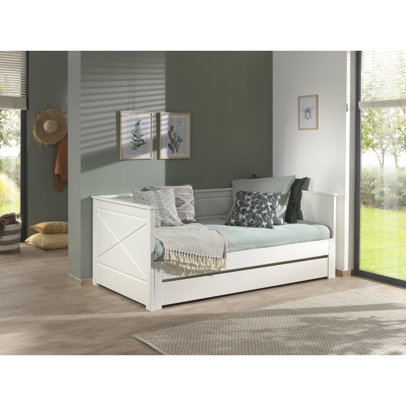 European Single (90 x 200cm) Drawer Standard Bed with Trundle by Vipack
