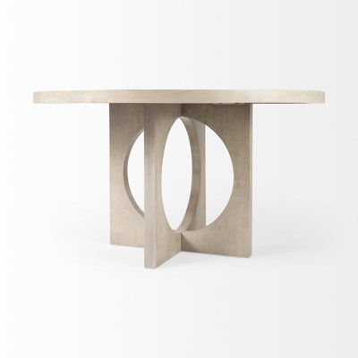 Round Solid Wood Dining Table