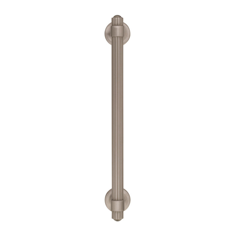 Poignée barre 5 1/16 po Sea Grass, Nickel satiné, 6.31"