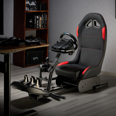Romana Cockpit Racing Seat Black & Red