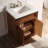Claireville 30'' Single Bathroom Vanity with Marble Top