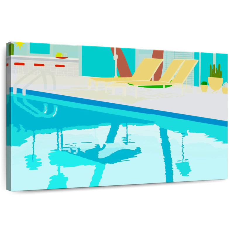 Lilie Poolside, 26" H x 39" W