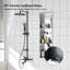 Niche de douche en acier inoxydable 304 | Rangement mural pour salle de bain