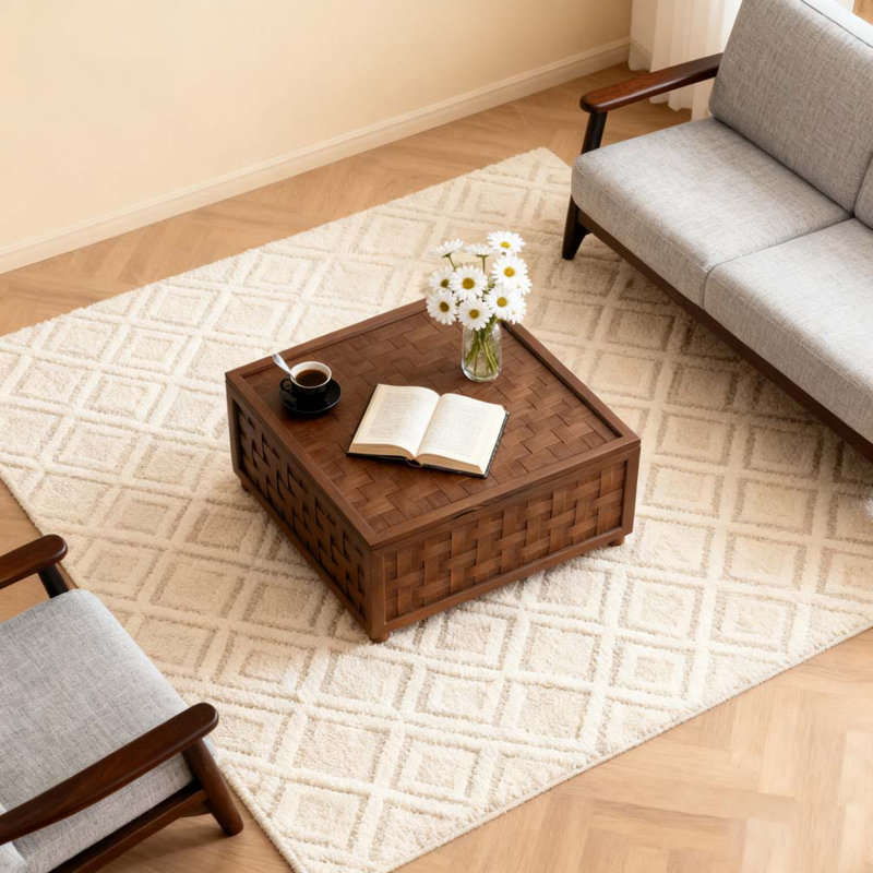 Table basse avec rangement