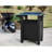 Keter Unity 40 Gal Patio Storage Grilling Bar Cart w/ Stainless Steel Top-70446005