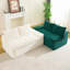 Canapé multifonctionnel luxueux en velours de couleur tortue (rangée simple, côte à côte ou face à face)-1177200042