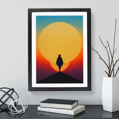 Royal Sunset Abstract - Single Picture Frame Print
