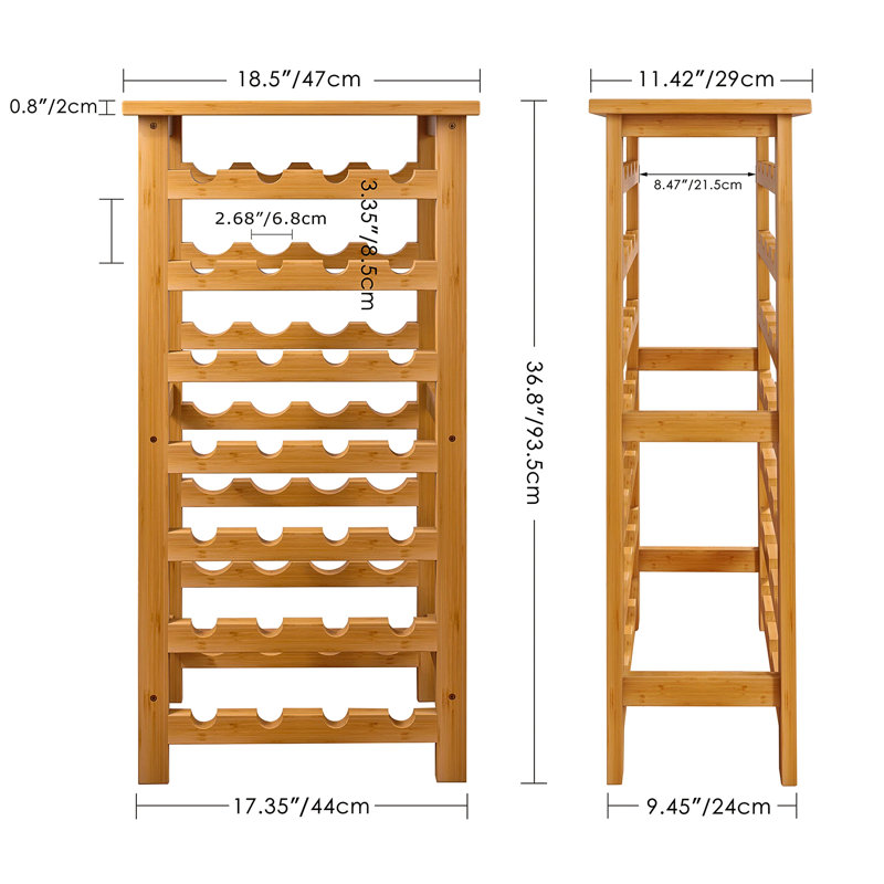 Jenai Wine Bottle Rack, Natural