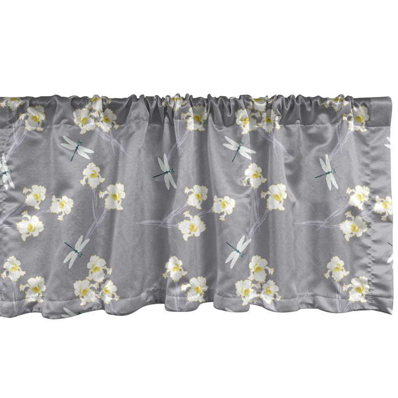 Ensemble de 2 cantonnières tropicales Ambesonne, L 54 po x L 12 po