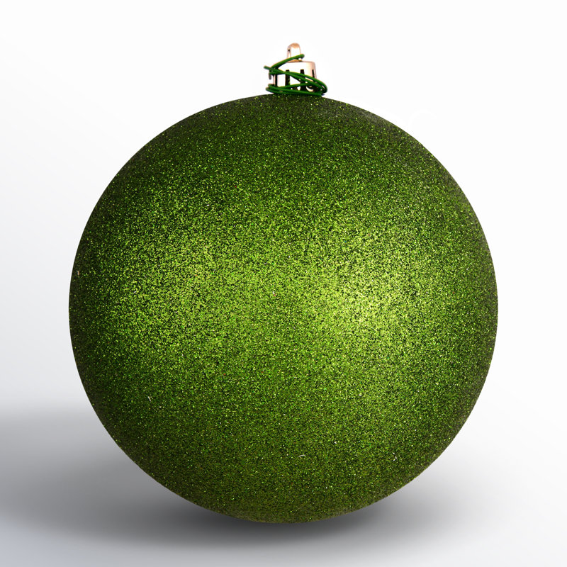 Babiole incassable, H 4 po x l 4 po x P 4 po, Paillettes de genévrier vert