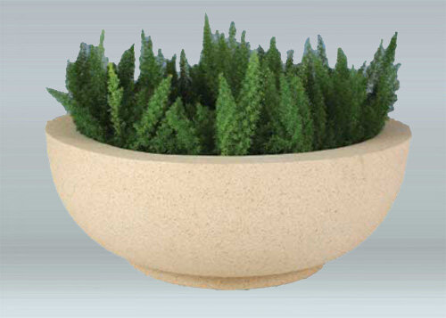 Hunziker Ceramic Pot Planter Rosecliff Heights Size: 24 H x 28 W x 28 D