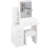 Puma Makeup Vanity with LED Mirror, Power Outlets & Stool-705367864